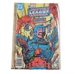 Vintage DC Justice League America #215 Comic Book - 1983 - Atom (Ray Palmer)